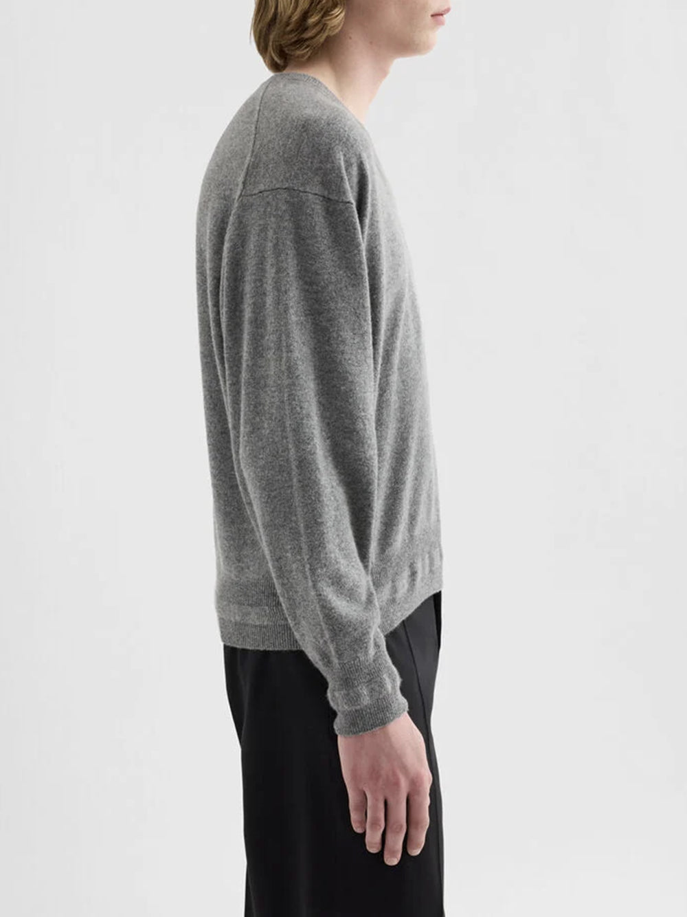 JIL SANDER-Cashmere V-neck sweater-