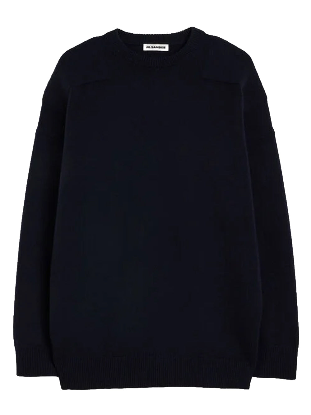 JIL SANDER-Crew neck sweater in wool blend-