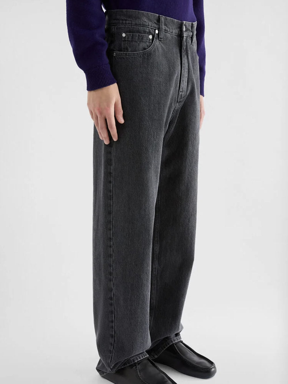 JIL SANDER-DENIM TROUSER 4 TREATED CV-