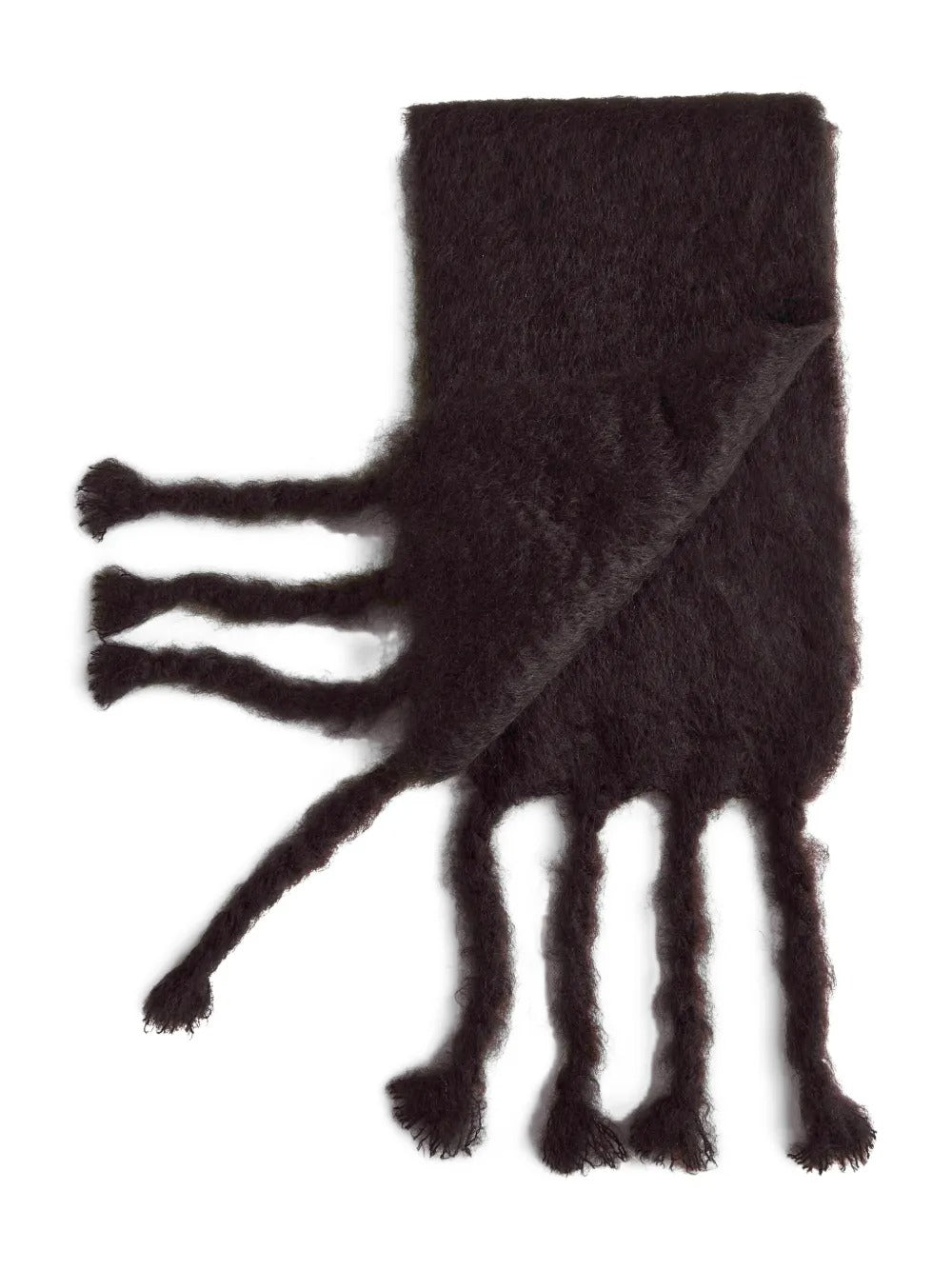 JIL SANDER-fringed scarf-