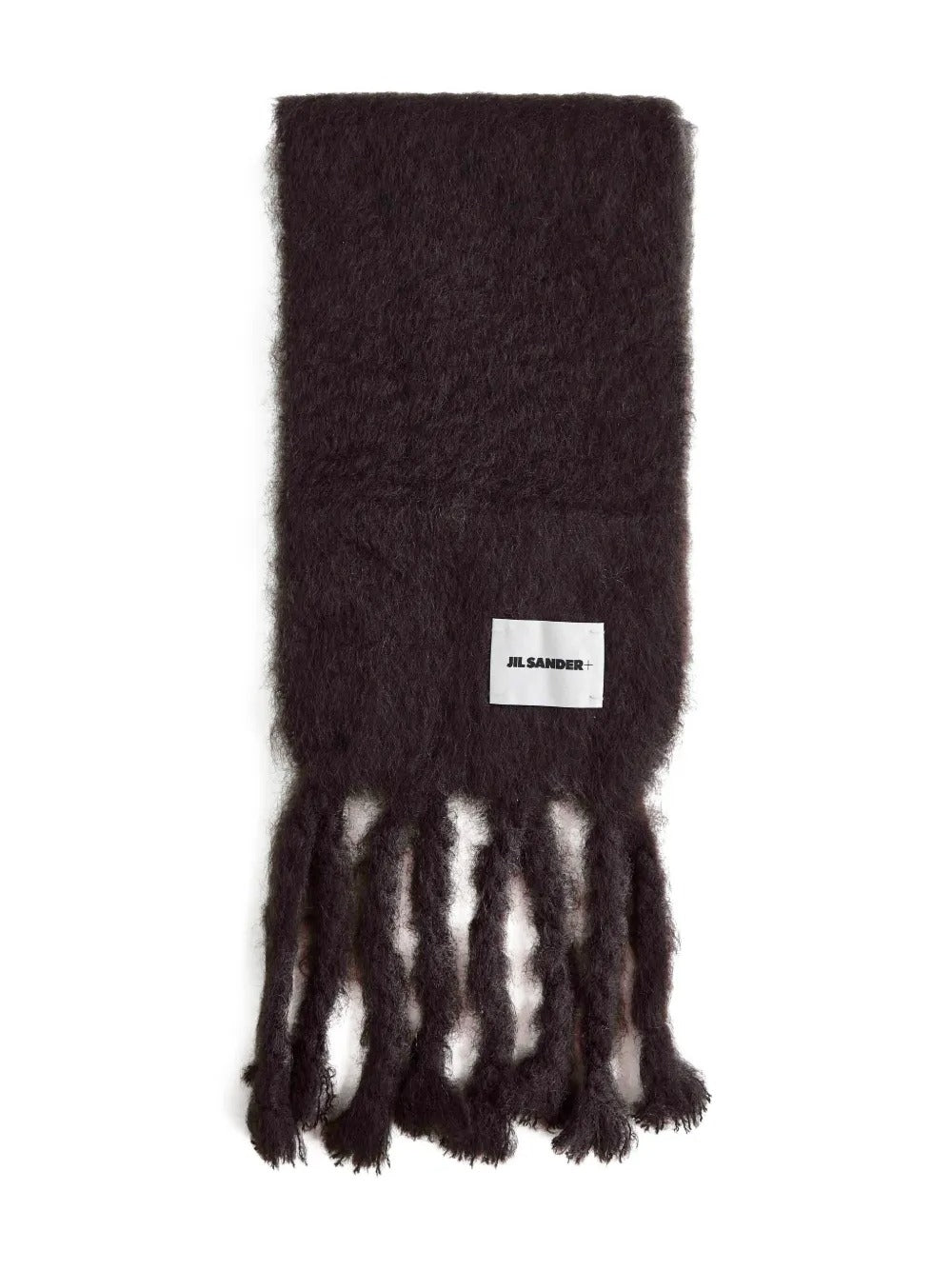 JIL SANDER-fringed scarf-
