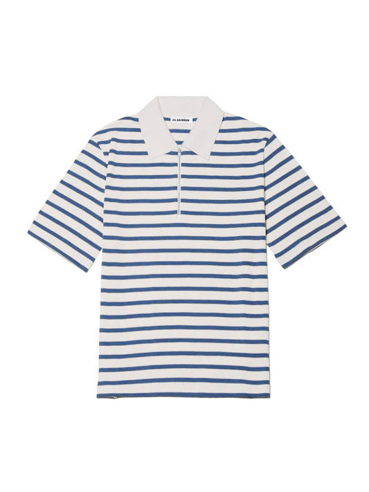 JIL SANDER-half-zip polo shirt-