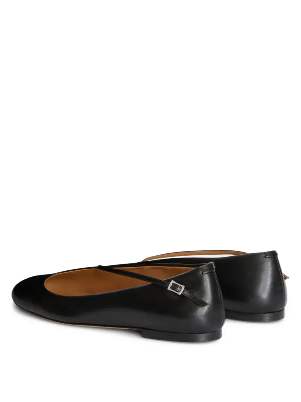 JIL SANDER-leather ballet flats-