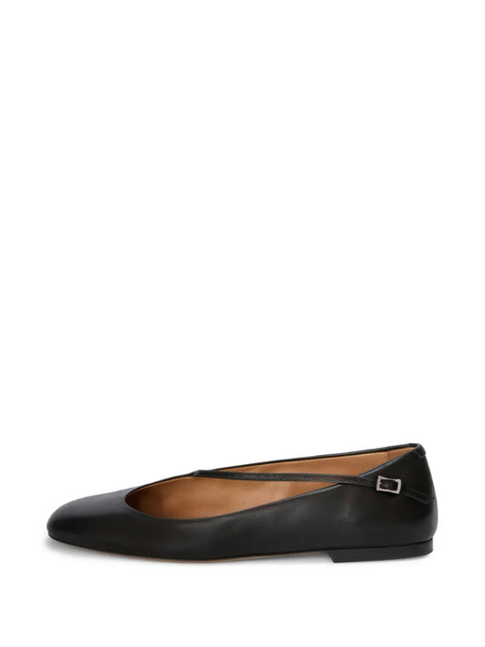 JIL SANDER-leather ballet flats-
