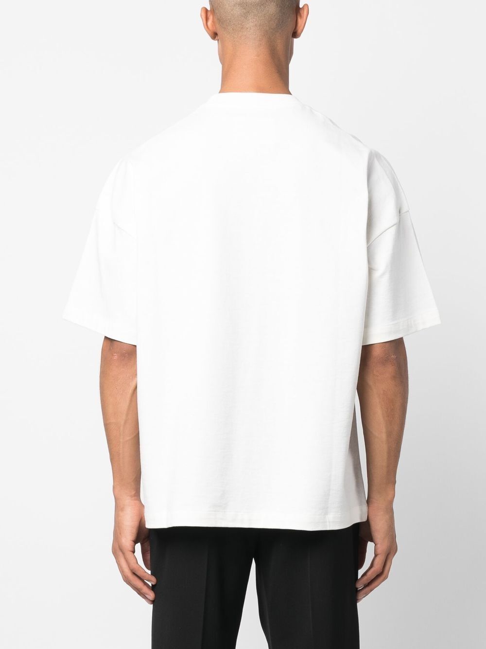 JIL SANDER-LOGO COTTON T-SHIRT-