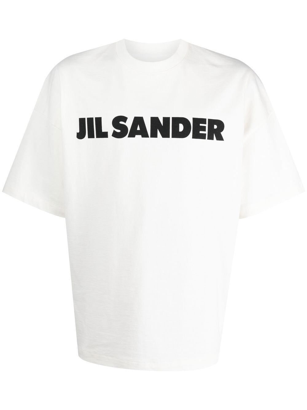 JIL SANDER-LOGO COTTON T-SHIRT-