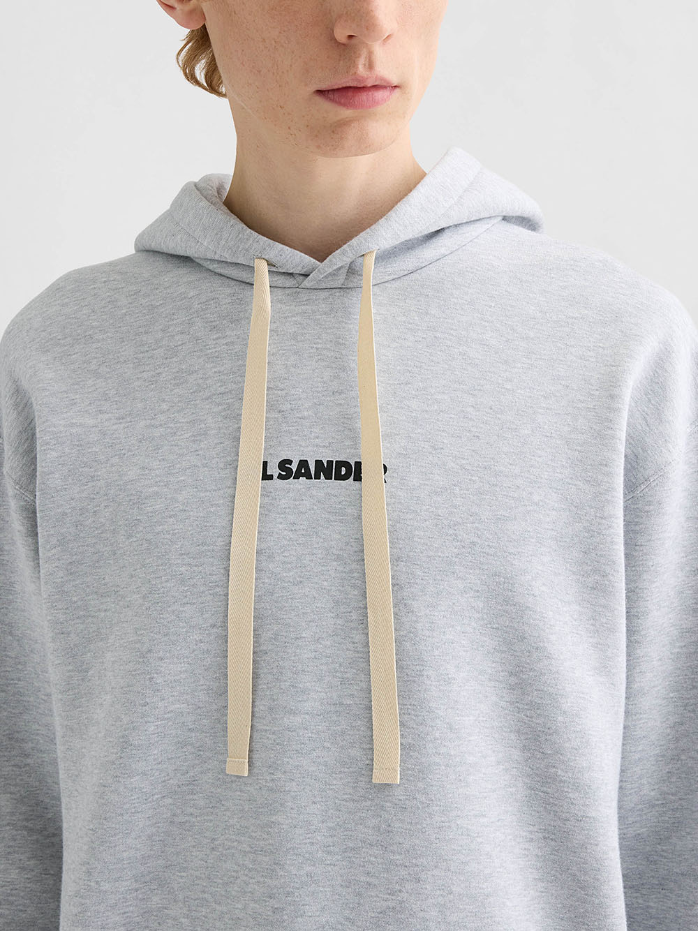 JIL SANDER-SWEATSHIRT 149 W/HOODIE-