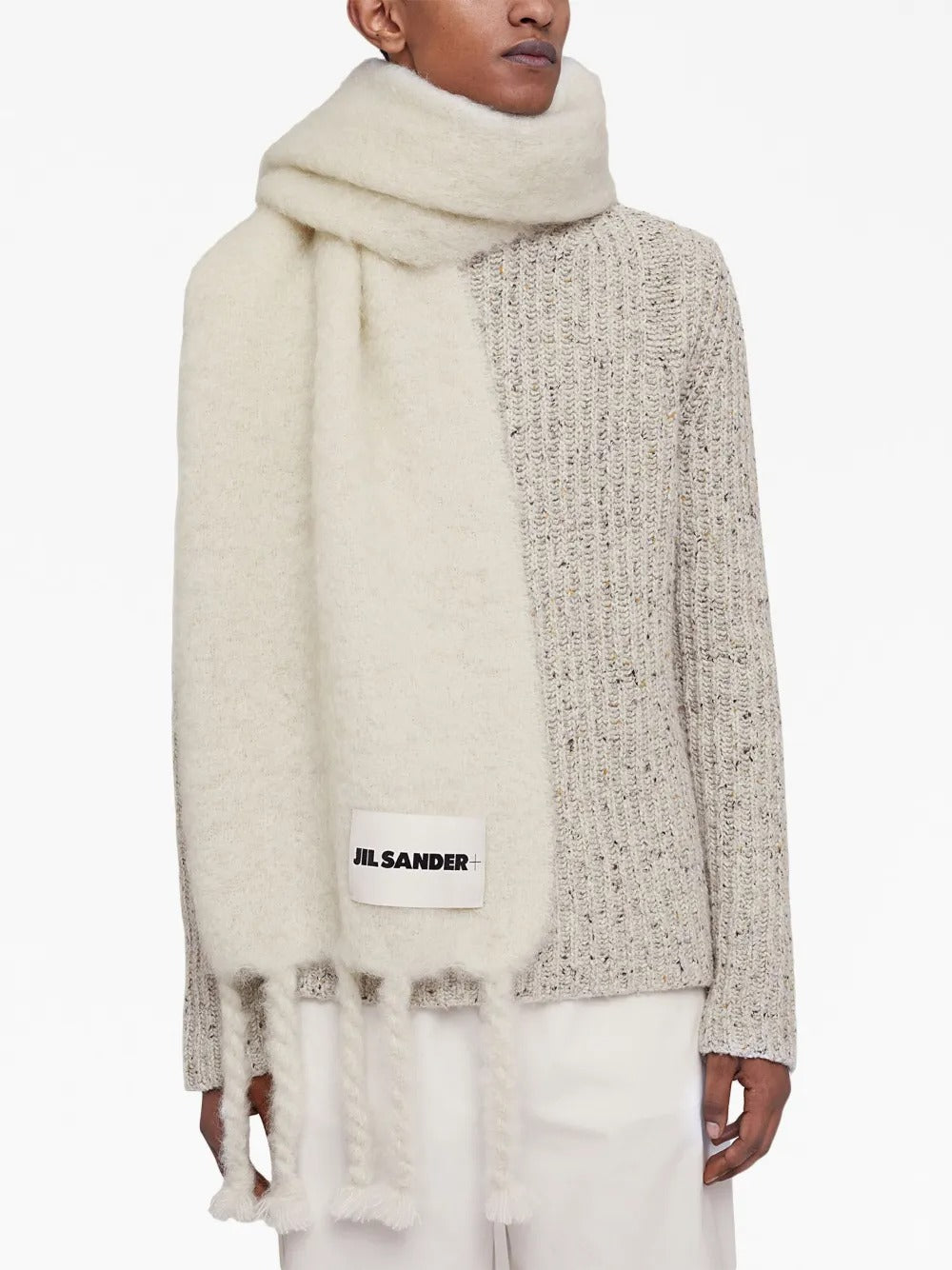 JIL SANDER-PLAIN SCARF "JILSANDER+" LABEL-