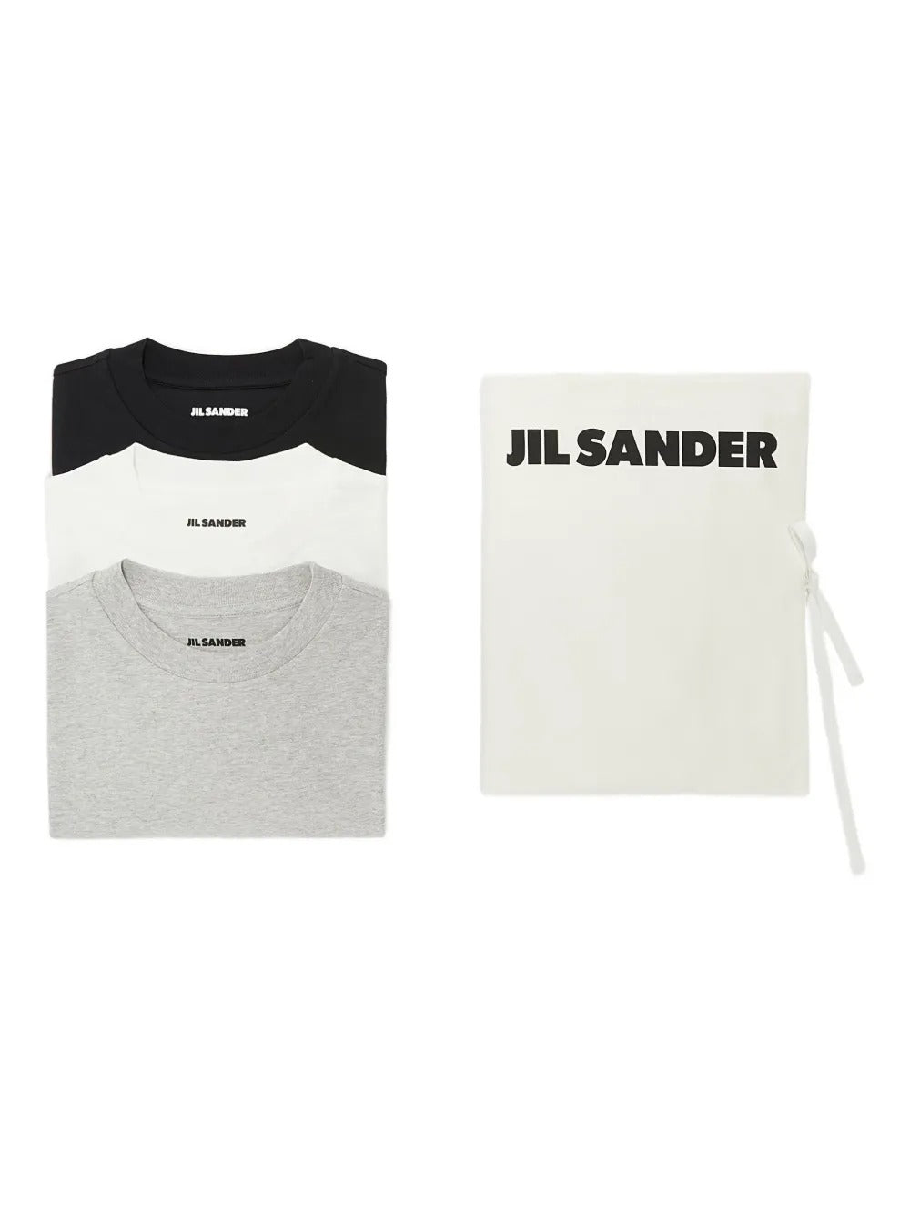 JIL SANDER-T-SHIRT SS 3 PACK-