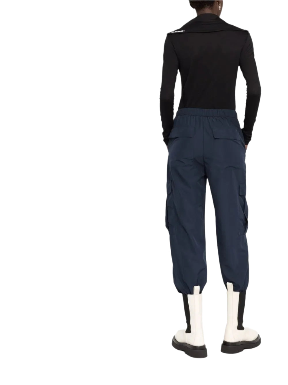 JIL SANDER-T-SHIRT 021 TN LS W/ZIP-