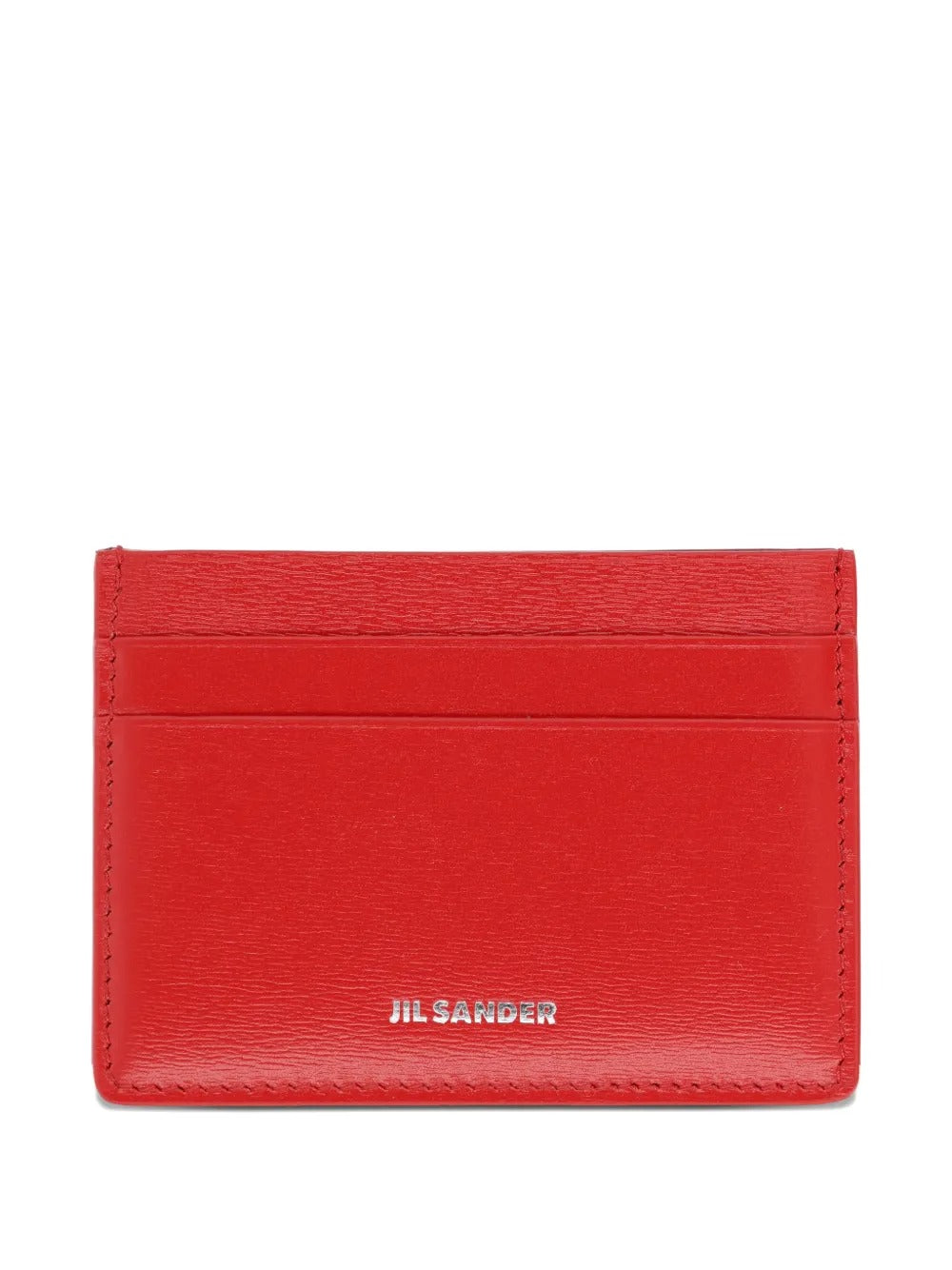 JIL SANDER-logo-stamp cardholder-