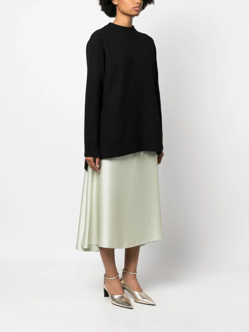 JIL SANDER-long-sleeve crew-neck wool jumper-