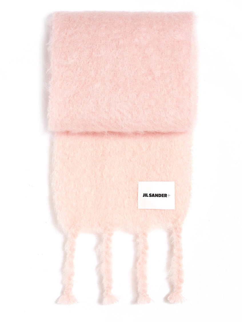 JIL SANDER-PLAIN SCARF + LABEL "JILSANDER+"-