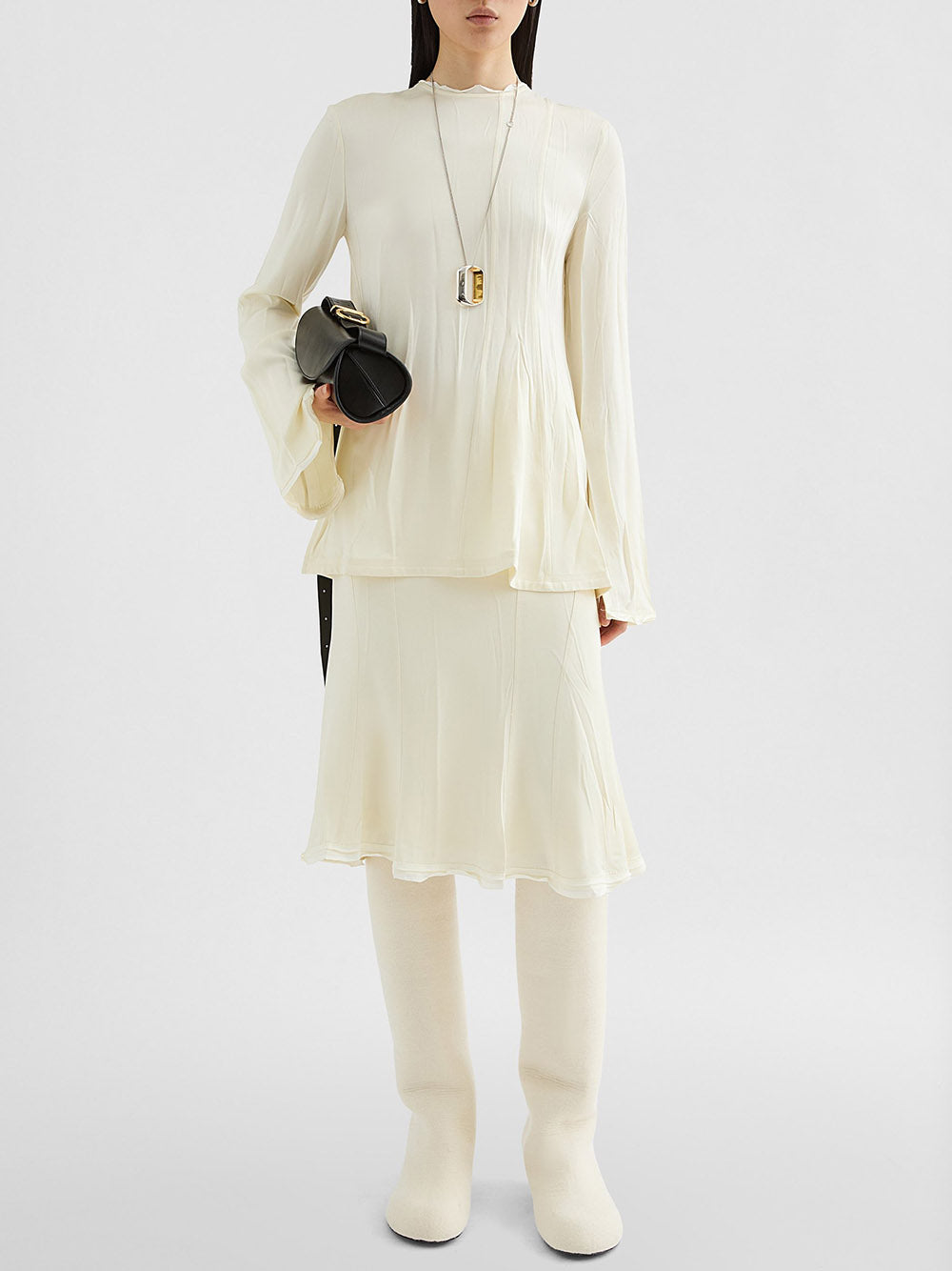 JIL SANDER-SKIRT 108 EMB-