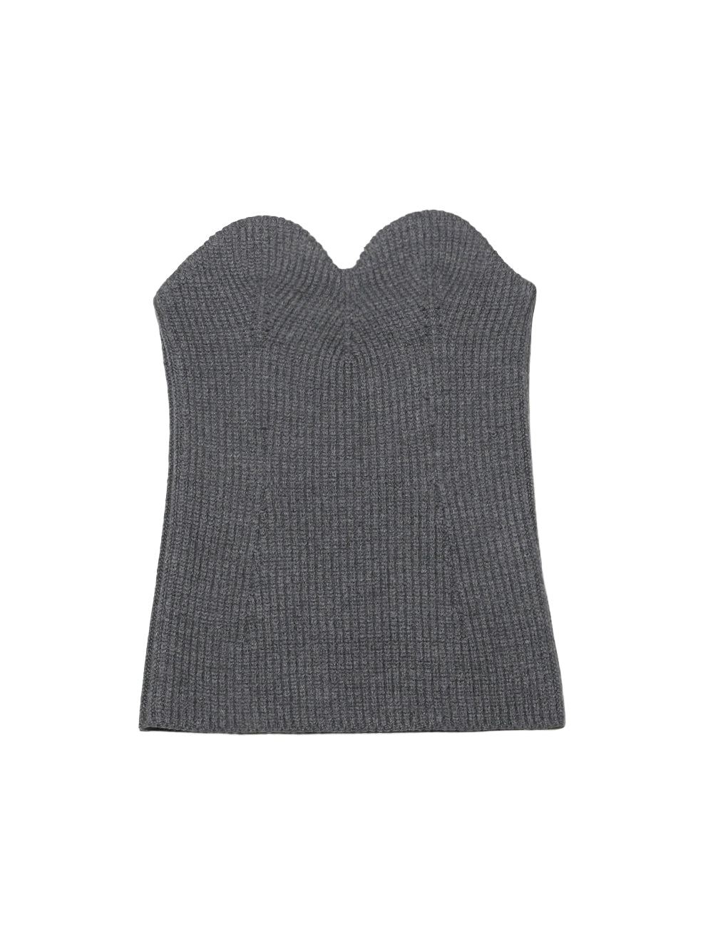JIL SANDER-STRAPLESS KNITTED TOP-