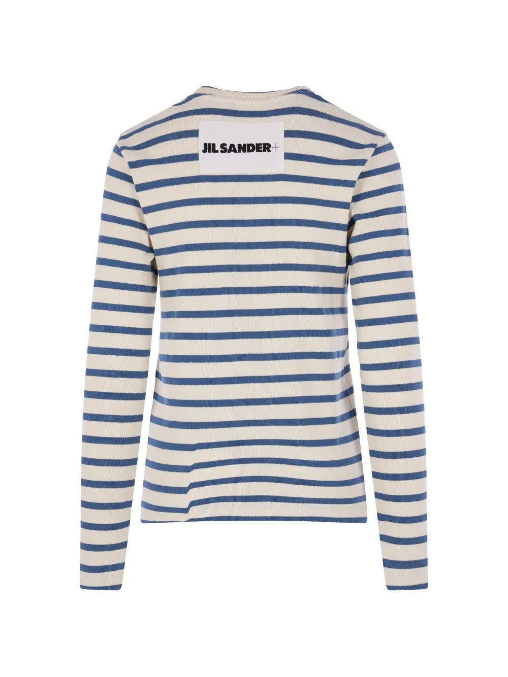 JIL SANDER-stripe-print cotton T-shirt-