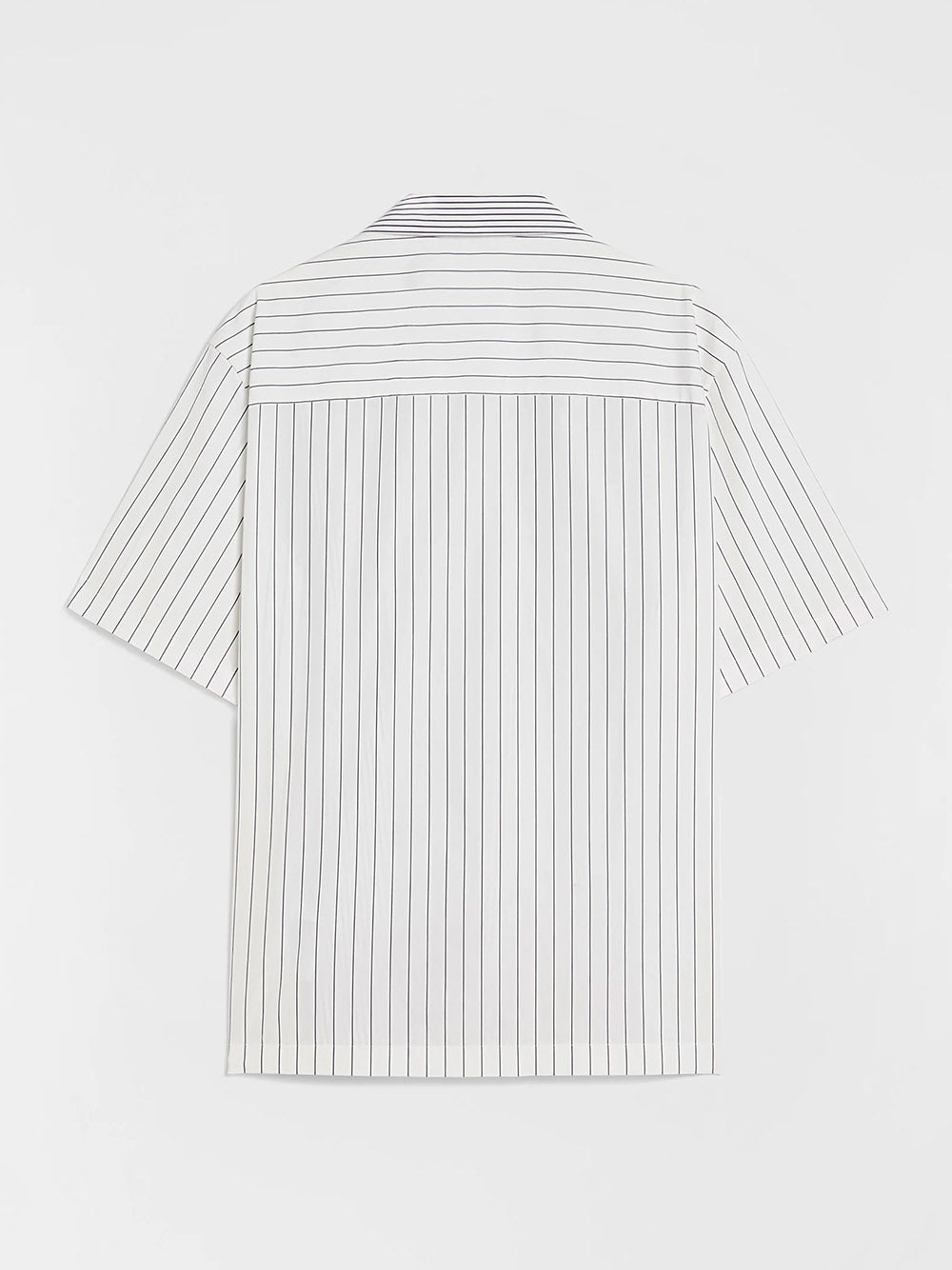 JIL SANDER-striped short-sleeve shirt-