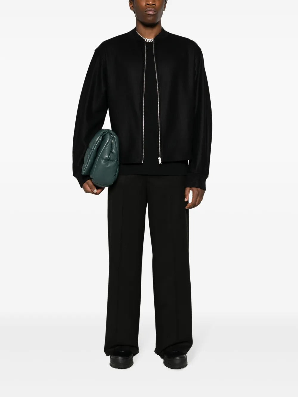 JIL SANDER-SWEATSHIRT W/ZIP-