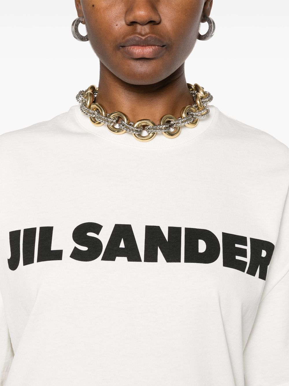 JIL SANDER-T-SHIRT CN SS OS-