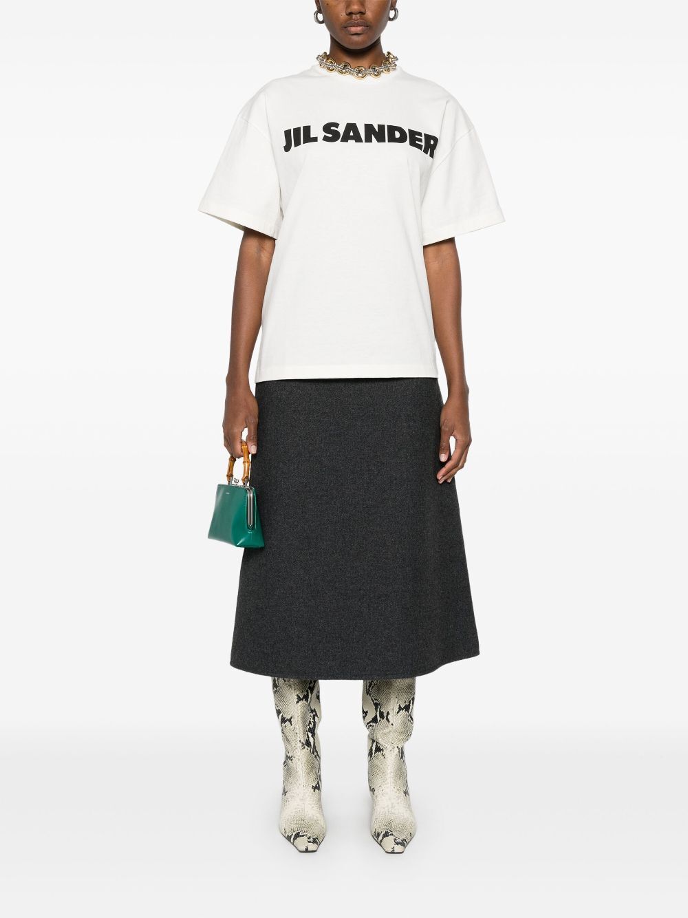 JIL SANDER-T-SHIRT CN SS OS-