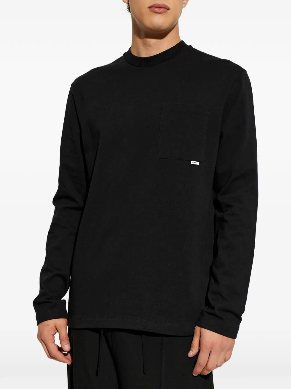 JIL SANDER-T-SHIRT LS W/POCKET-