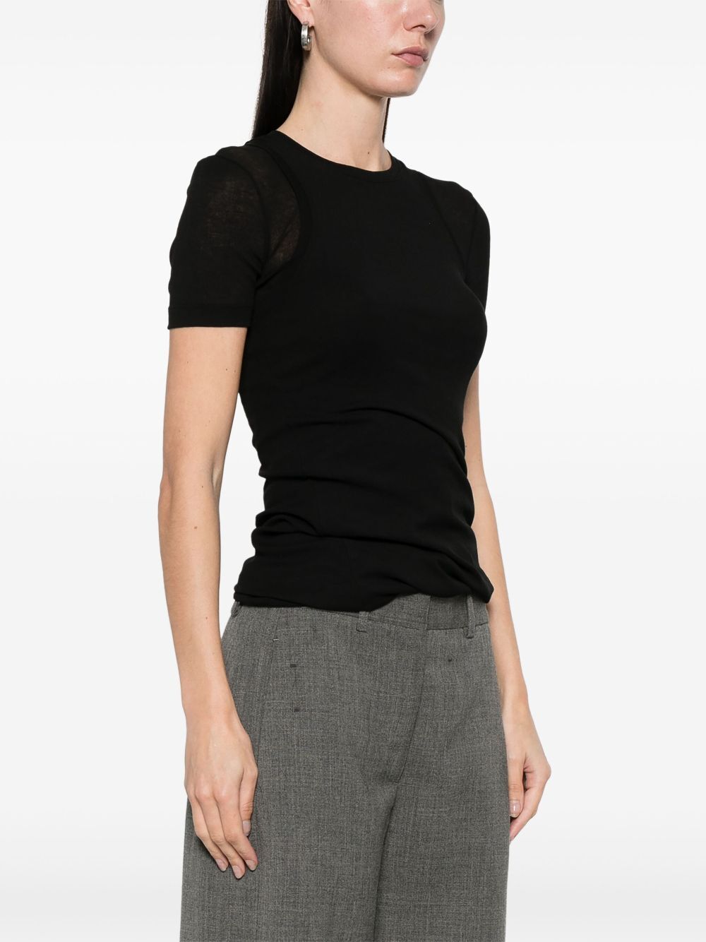 JIL SANDER-TOP CN SS-