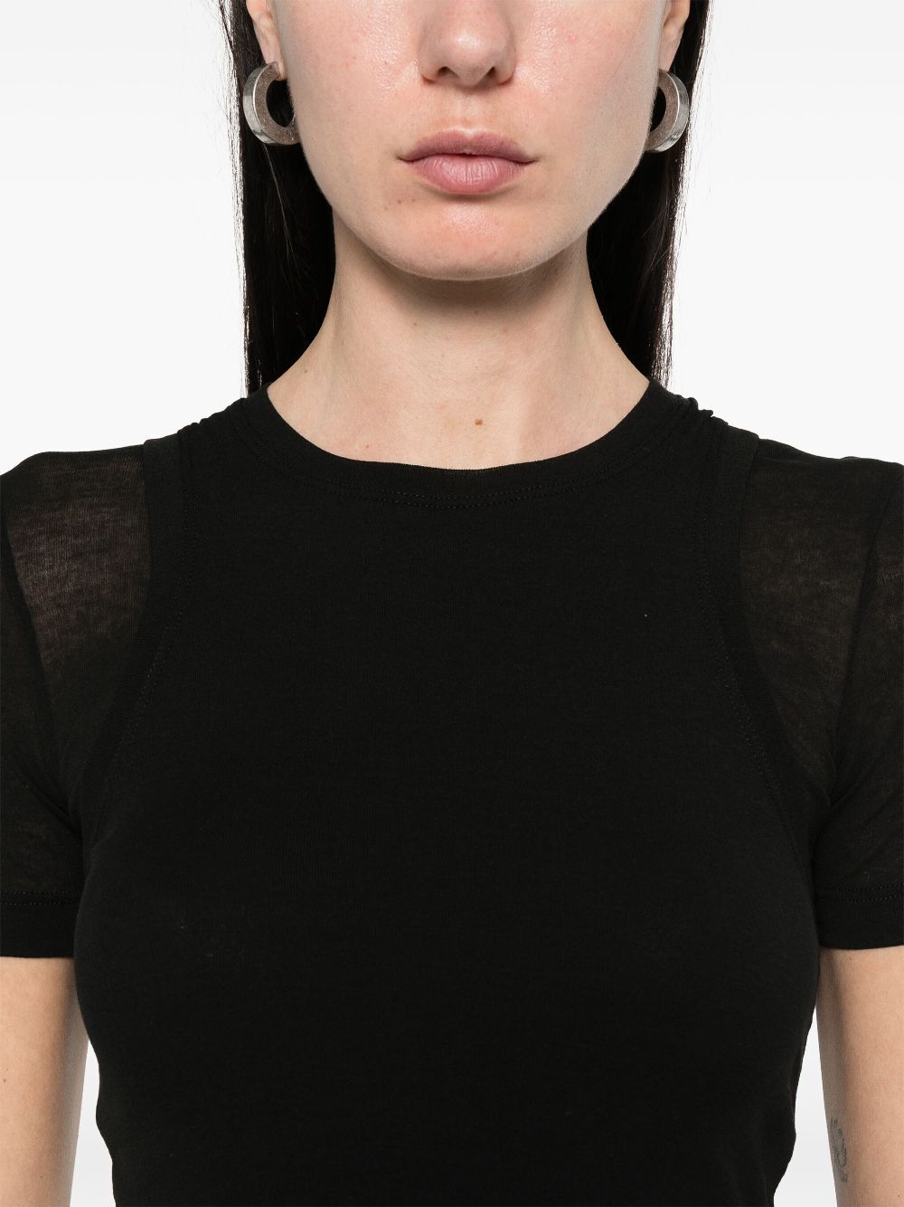 JIL SANDER-TOP CN SS-