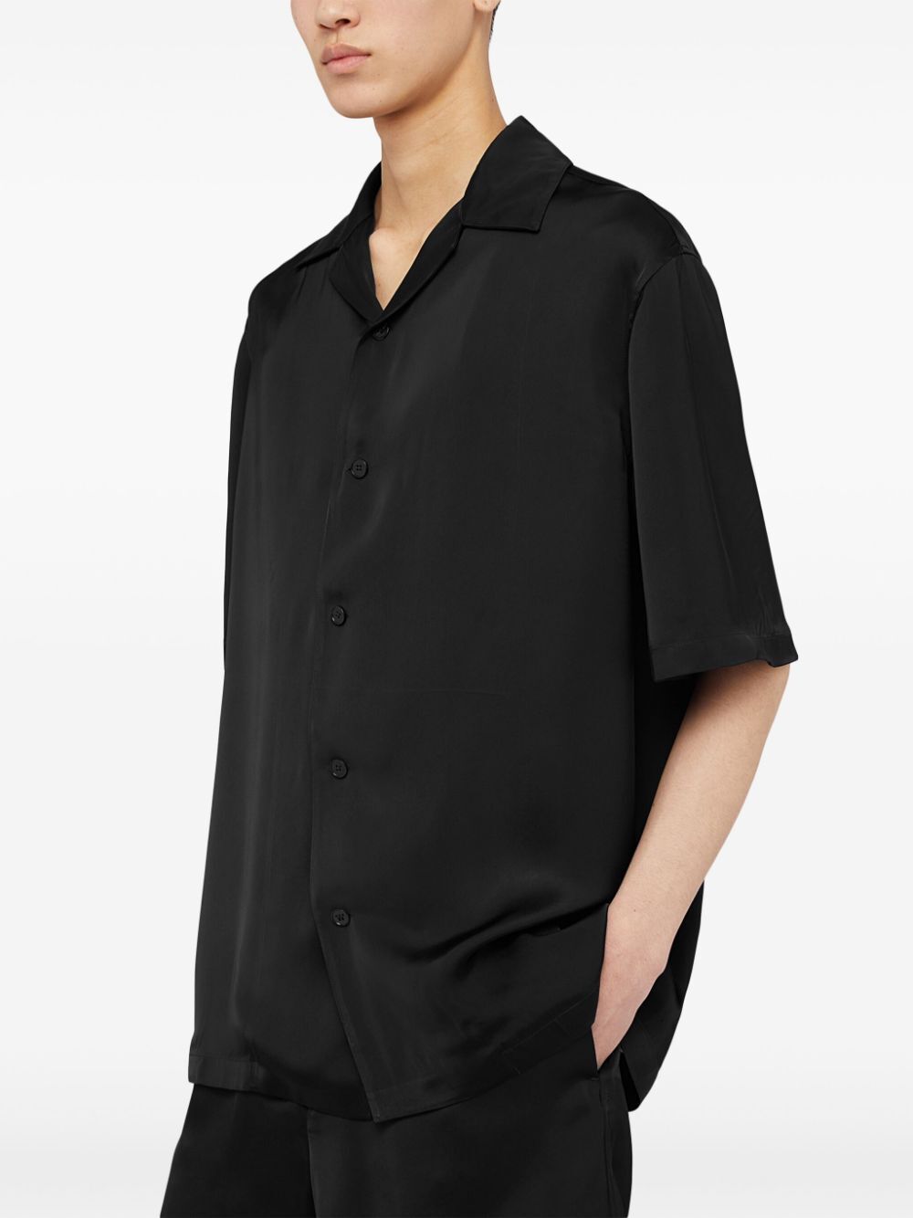 JIL SANDER-VISCOSE SHORT SLEEVE SHIRT-