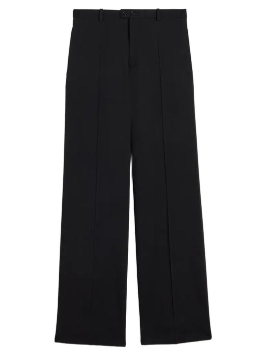 JIL SANDER-Wool canvas trousers-