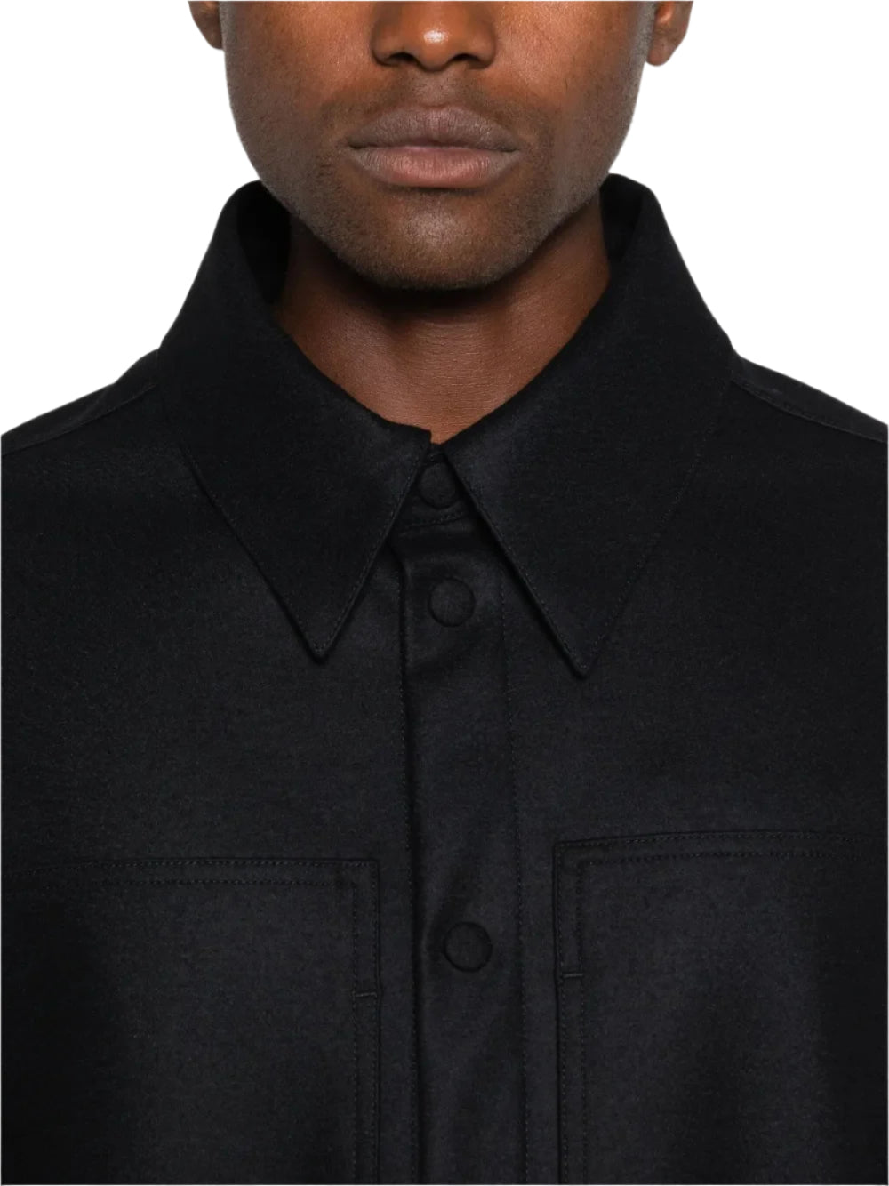 JIL SANDER-wool shirt-J22DL0258J40045 001 – Dope