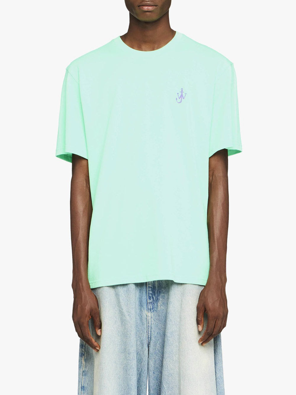 JW ANDERSON-ANCHOR EMBROIDERY T-SHIRT-