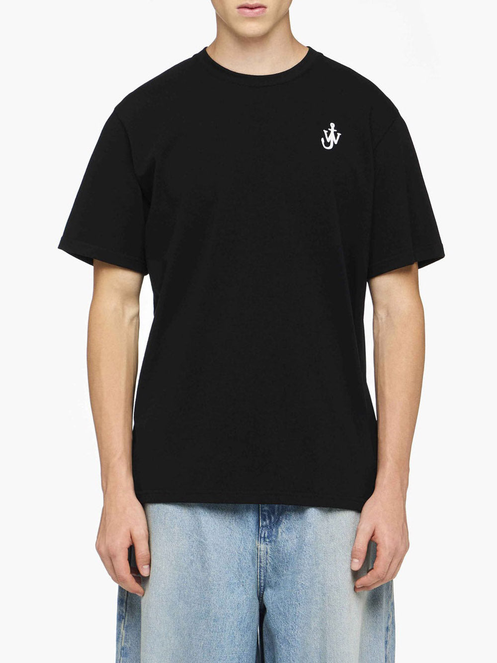 JW ANDERSON-ANCHOR EMBROIDERY T-SHIRT-