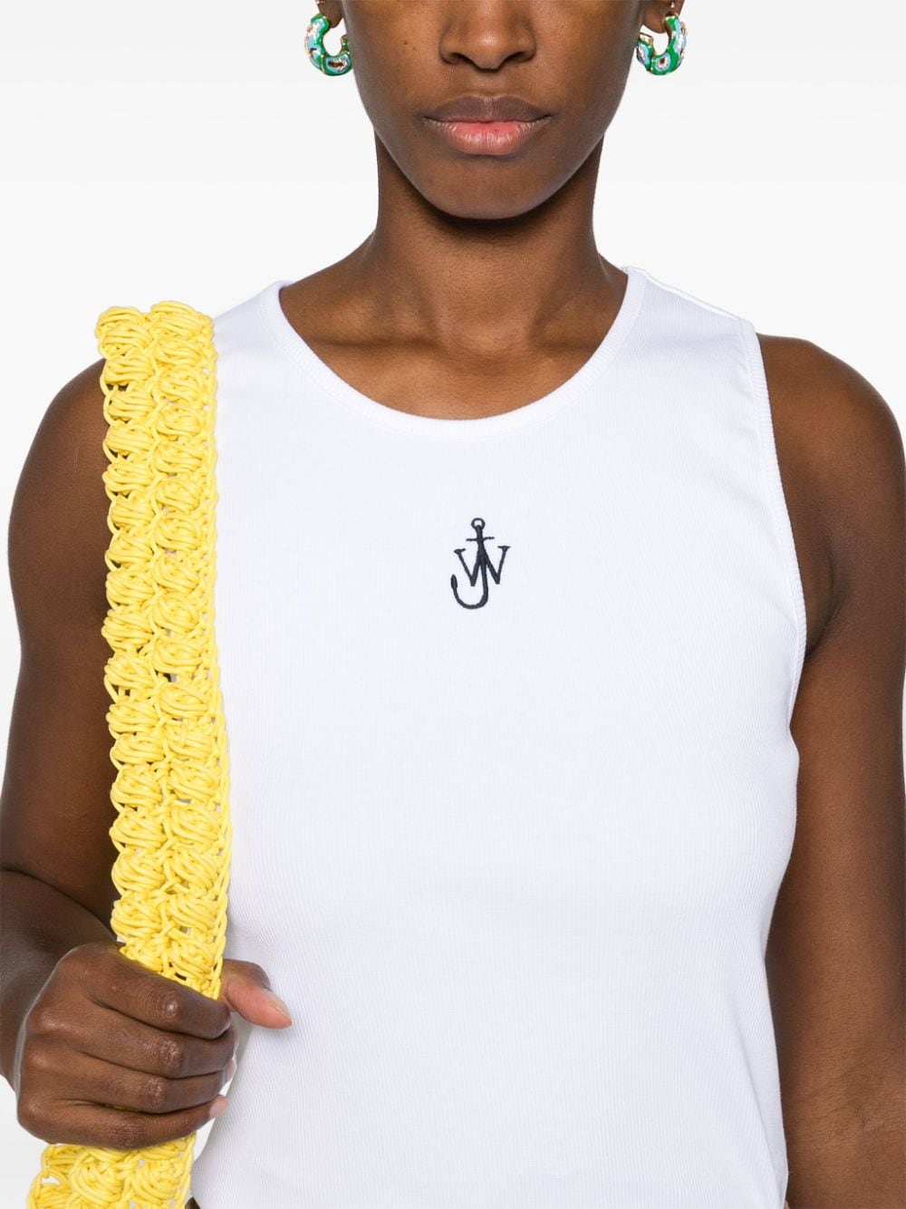 JW ANDERSON-ANCHOR EMBROIDERY VEST-