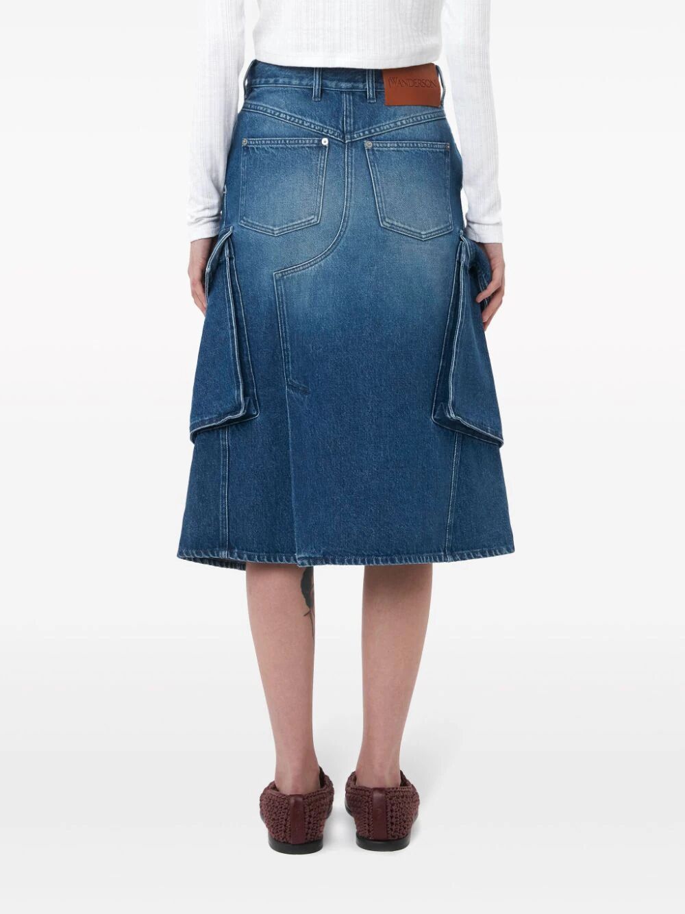 JW ANDERSON-CARGO POCKET MIDI SKIRT-DK0021 PG1560 800