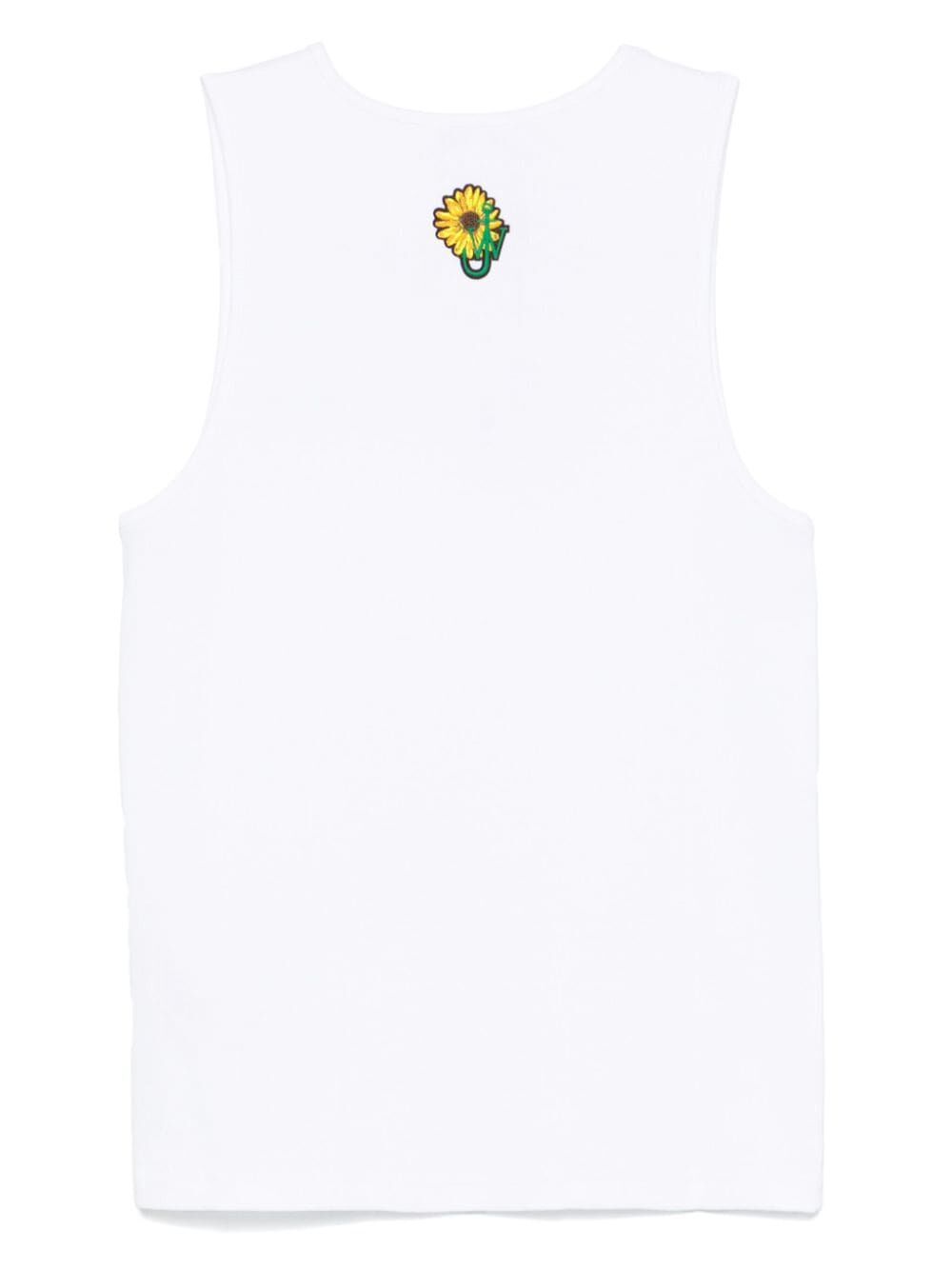 JW ANDERSON-CHEST LOGO EMBROIDERY VEST-