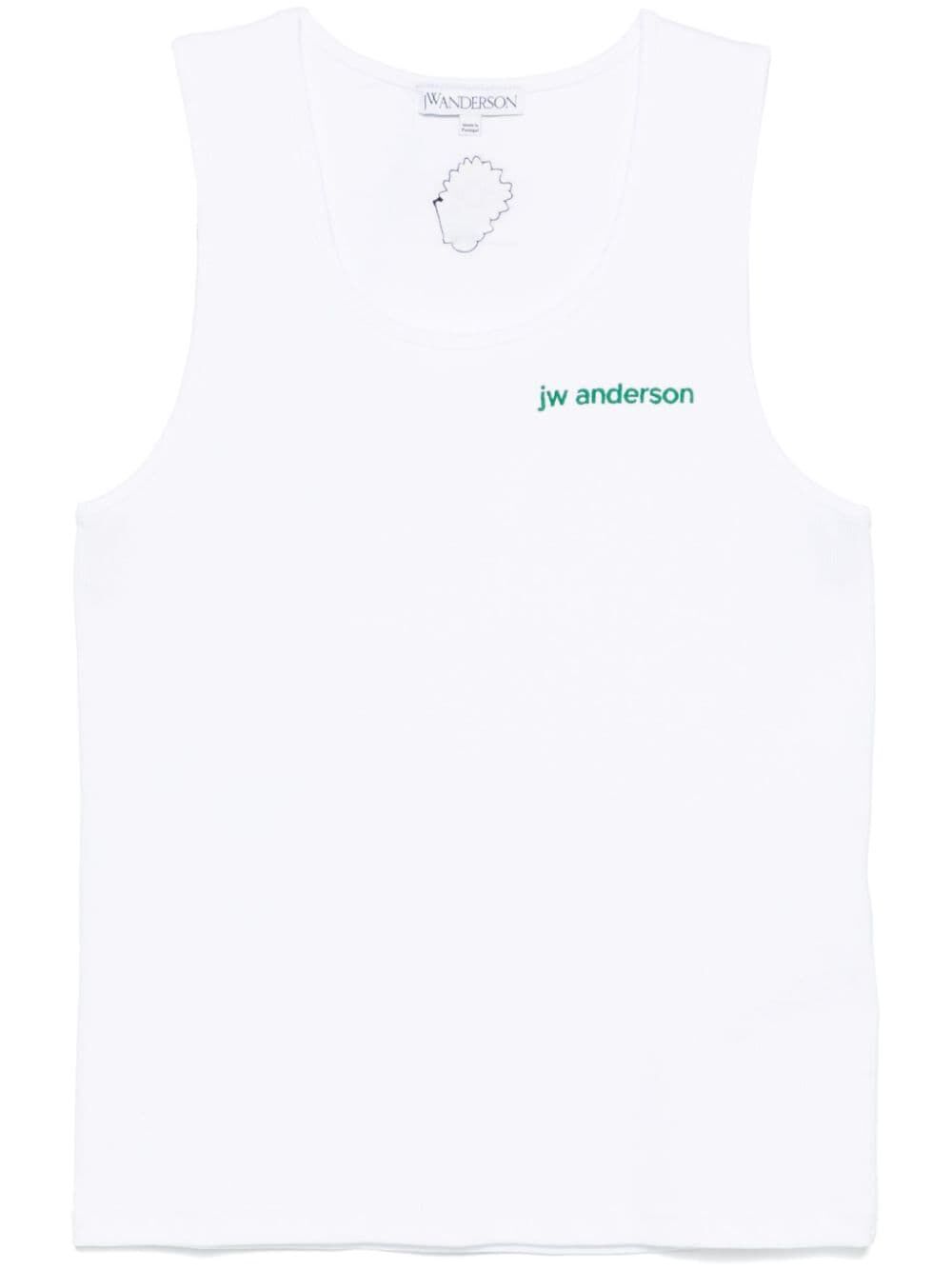 JW ANDERSON-CHEST LOGO EMBROIDERY VEST-