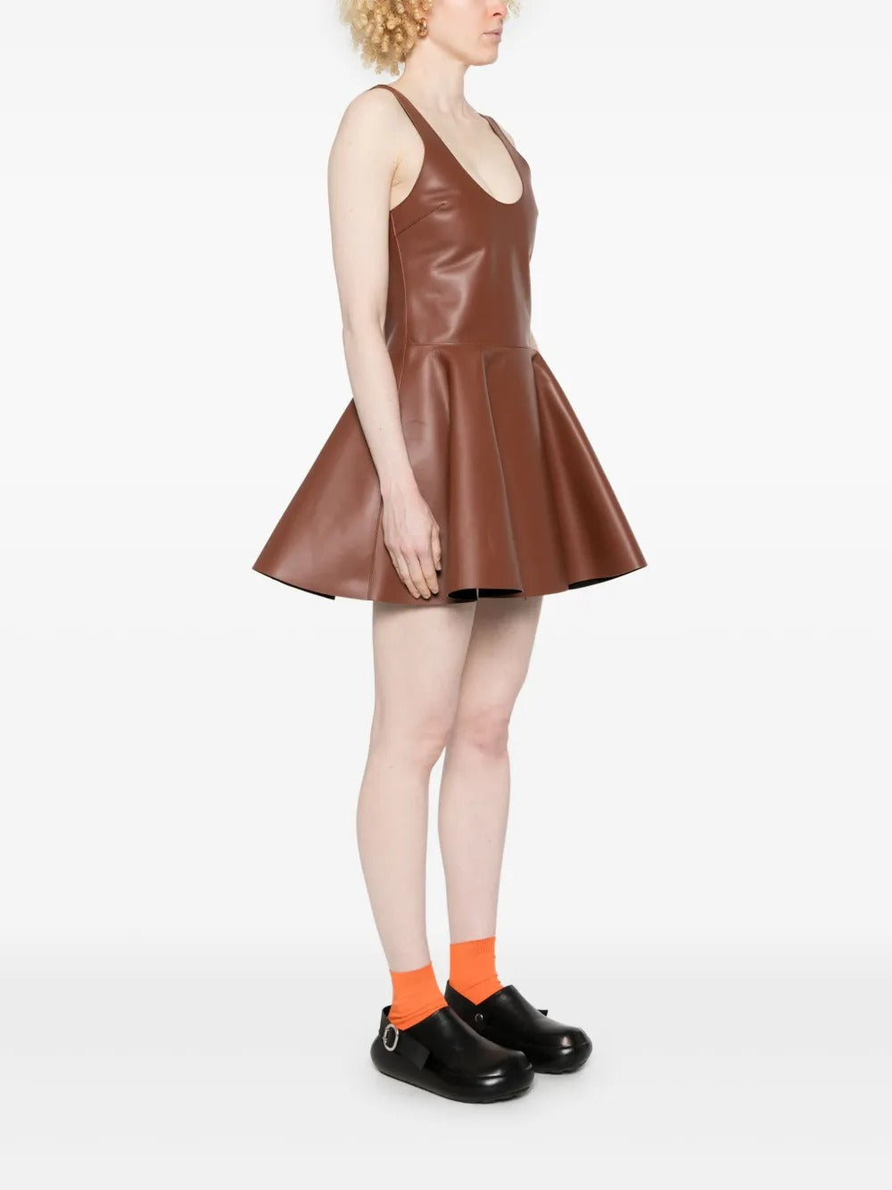 JW ANDERSON-CIRCLE SKIRT MINI DRESS-
