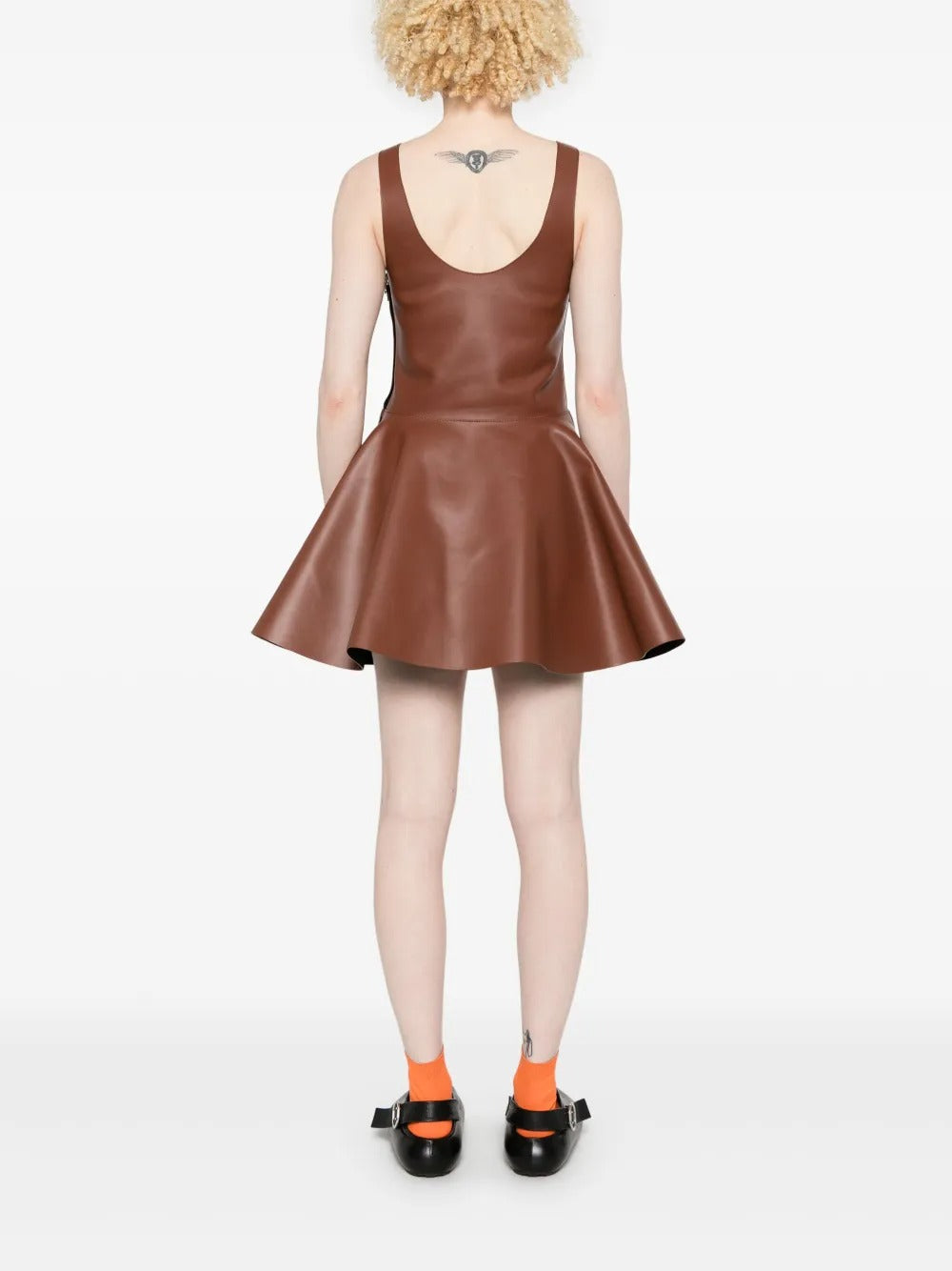 JW ANDERSON-CIRCLE SKIRT MINI DRESS-