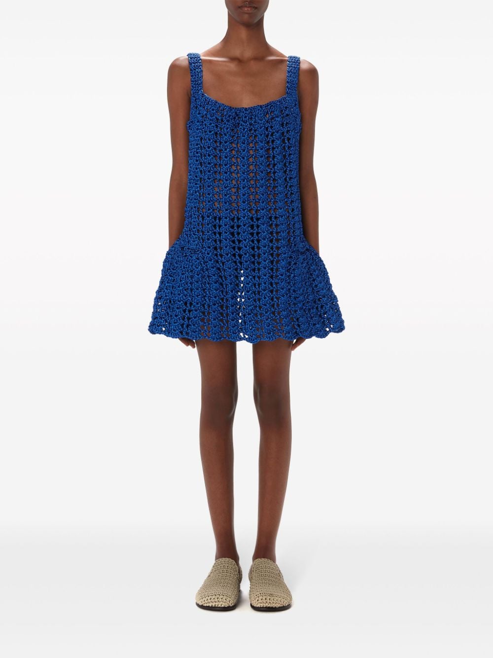 JW ANDERSON-CROCHET MINI DRESS-