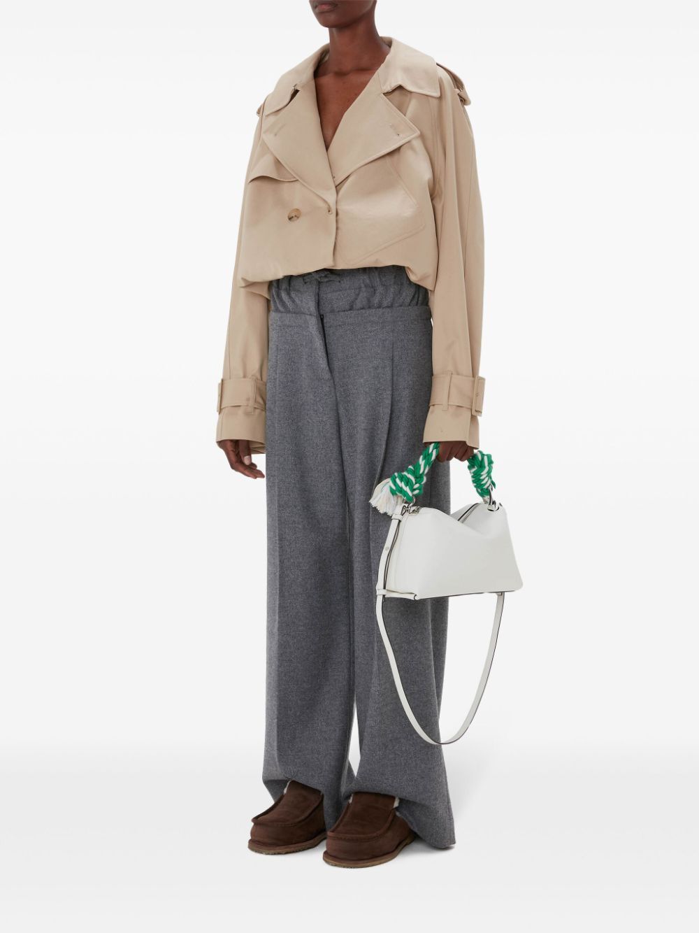 JW ANDERSON-CROPPED TRENCH COAT-