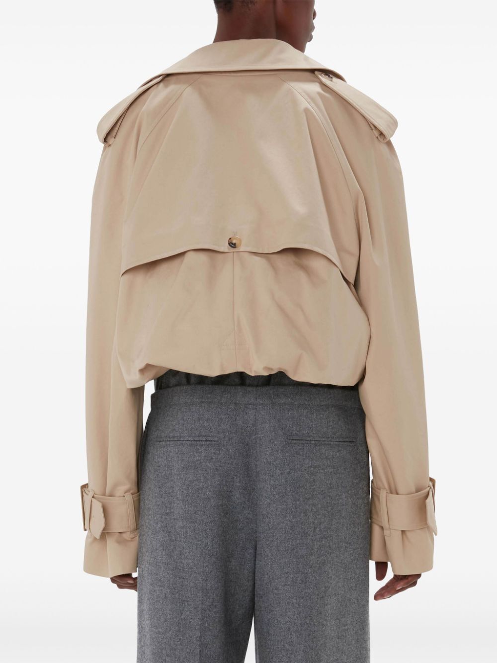 JW ANDERSON-CROPPED TRENCH COAT-