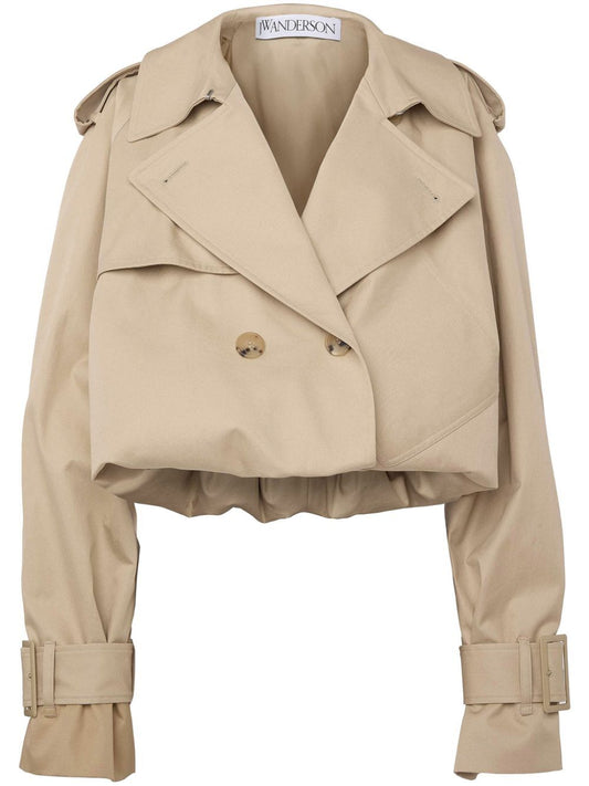 JW ANDERSON-CROPPED TRENCH COAT-