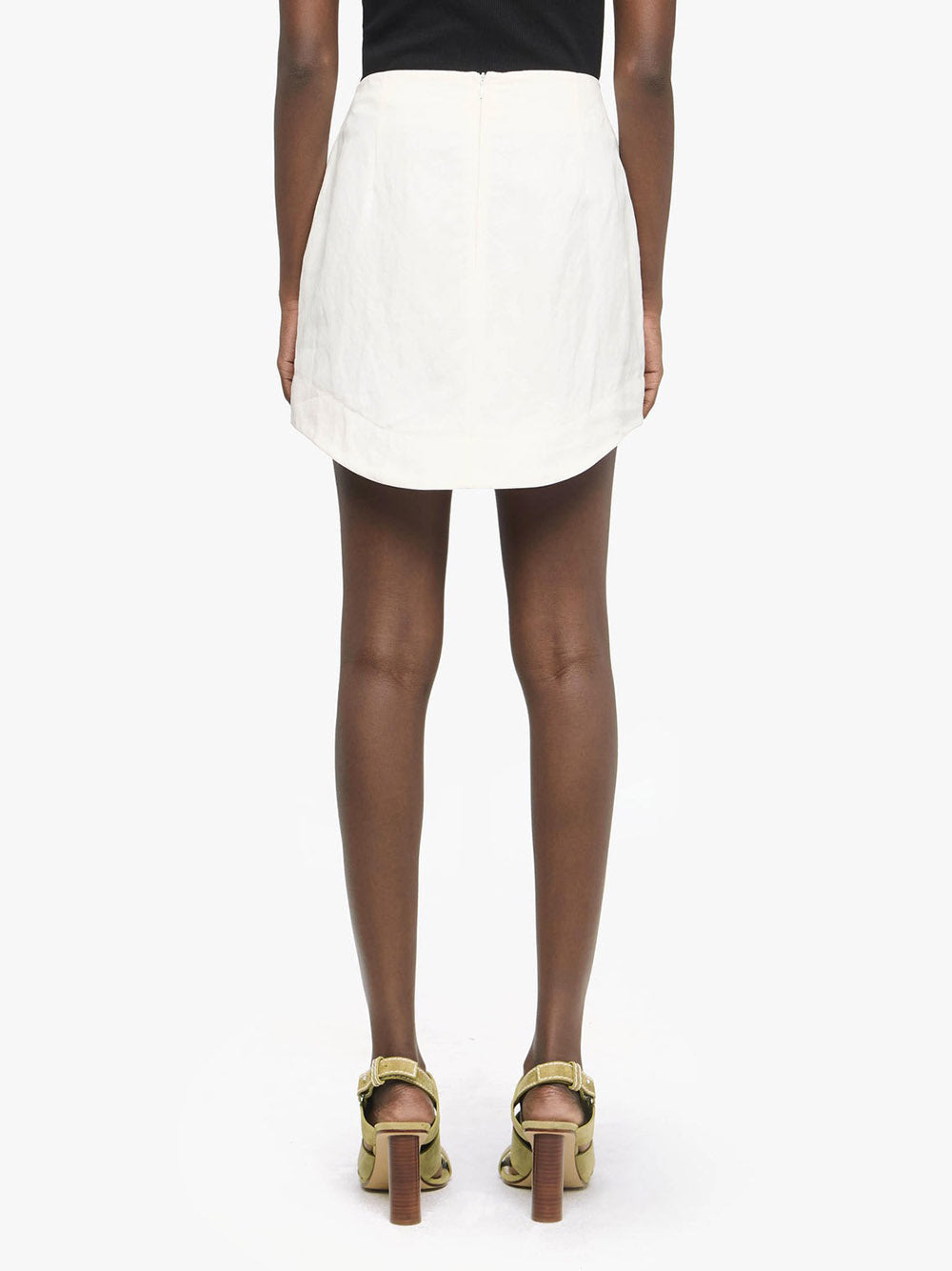 JW ANDERSON-CURVED HEM MINI SKIRT-