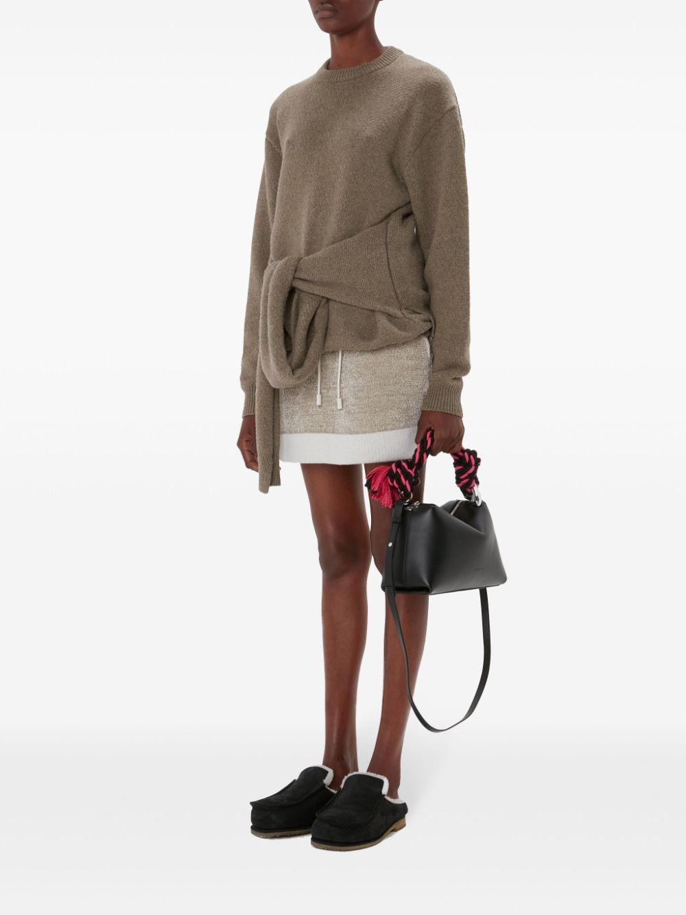 JW ANDERSON-DRAPED TIE FRONT JUMPER-