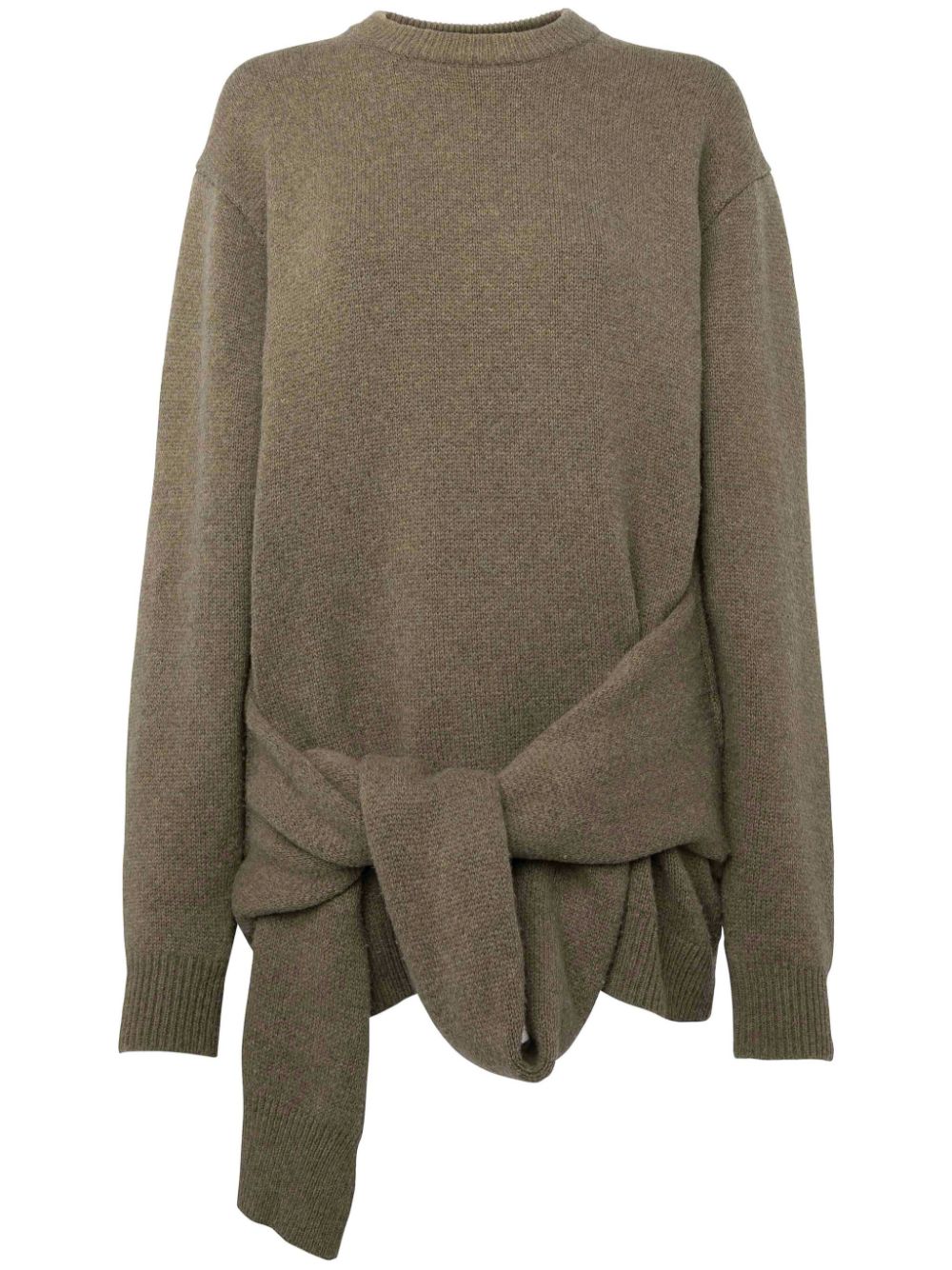 JW ANDERSON-DRAPED TIE FRONT JUMPER-