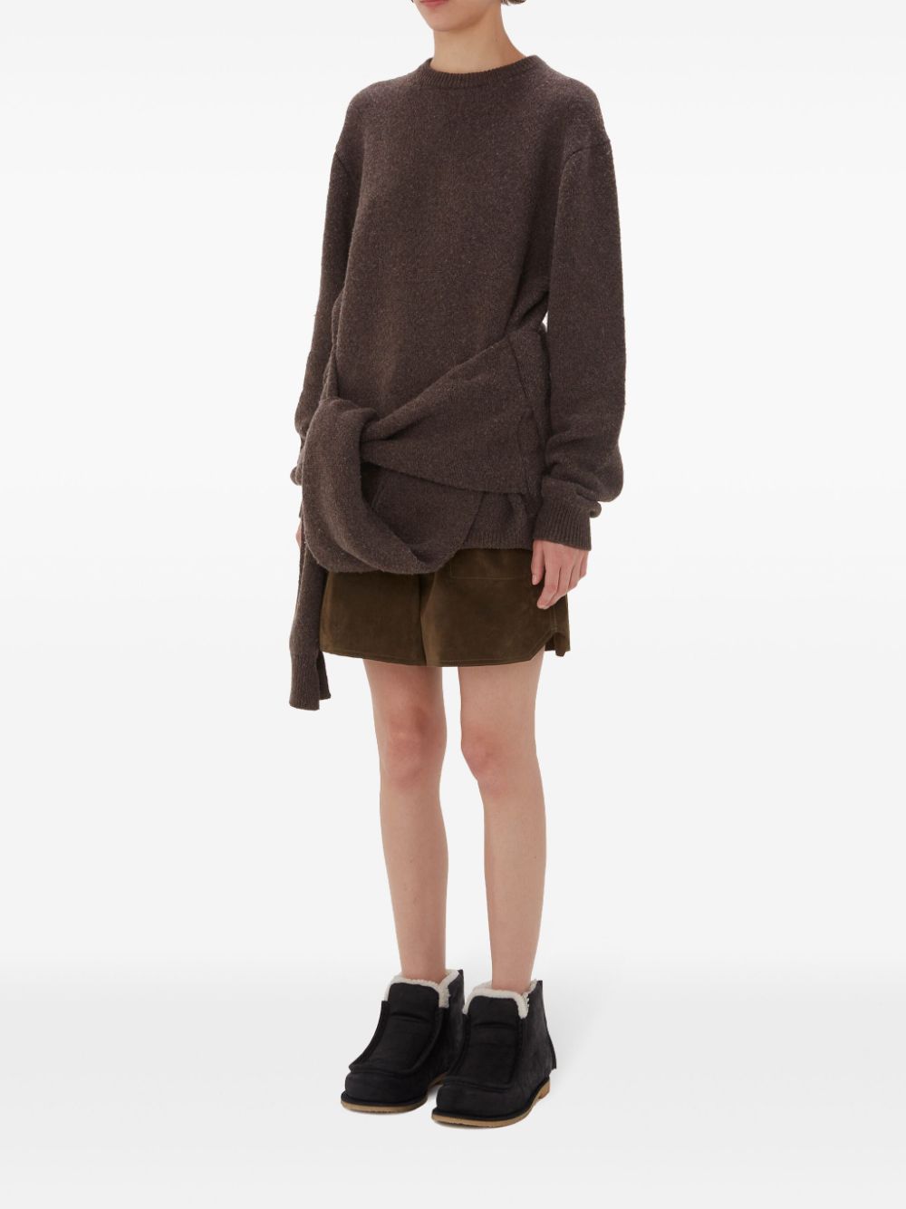 JW ANDERSON-DRAPED TIE FRONT JUMPER-