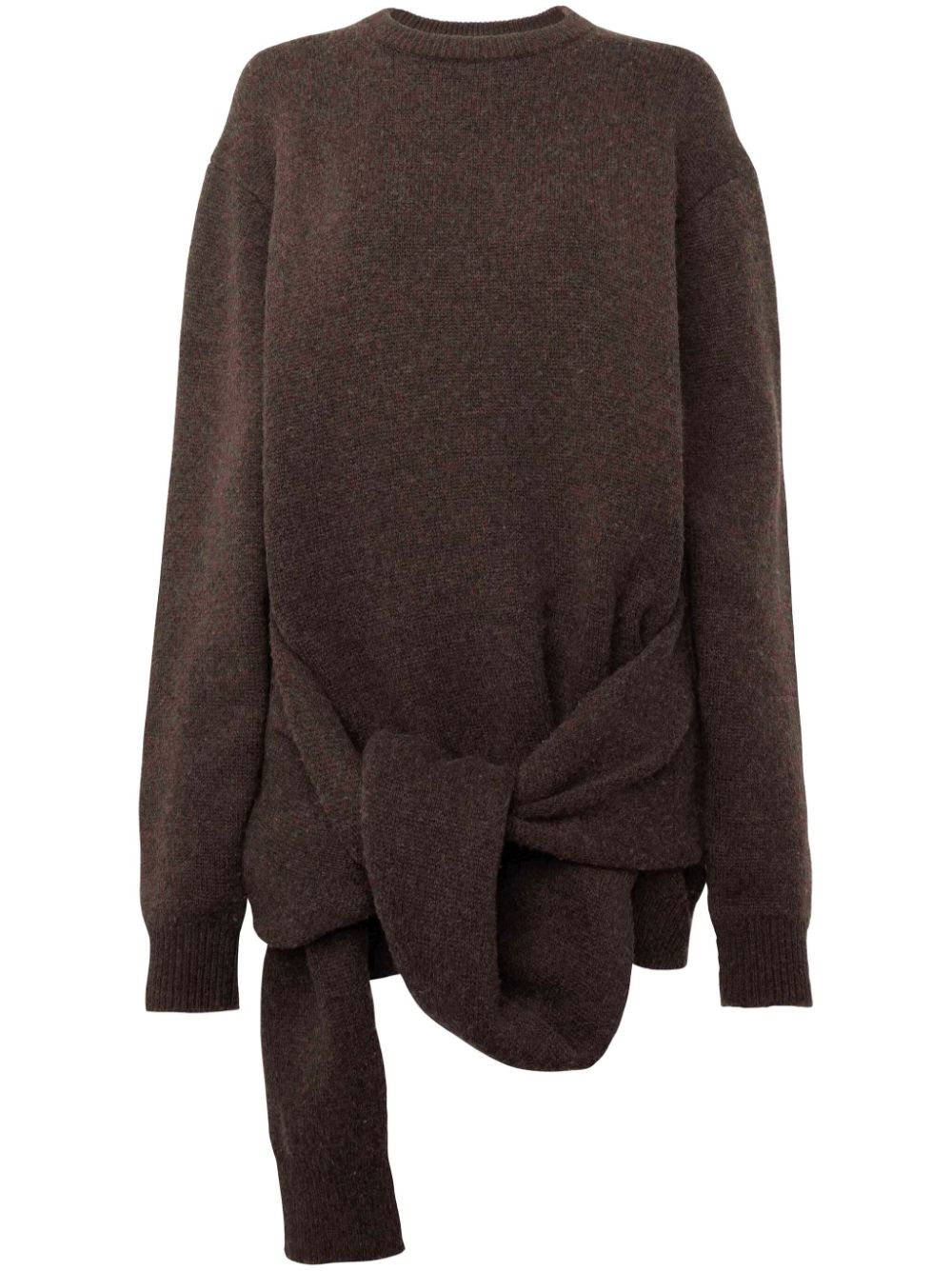 JW ANDERSON-DRAPED TIE FRONT JUMPER-