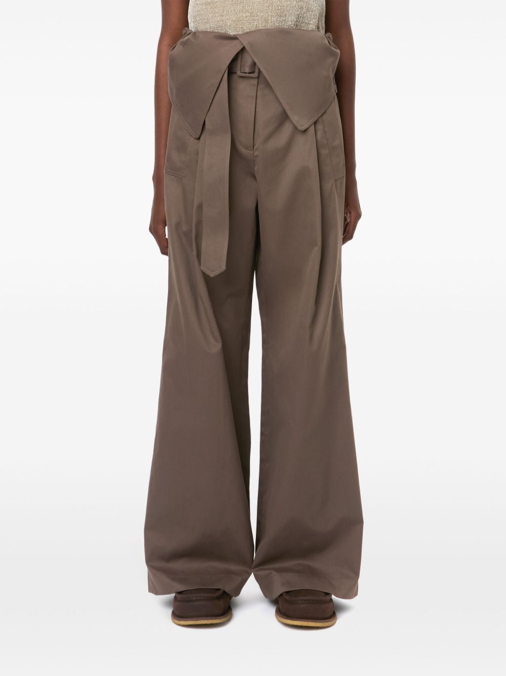 JW ANDERSON-FOLD OVER TRENCH TROUSERS-