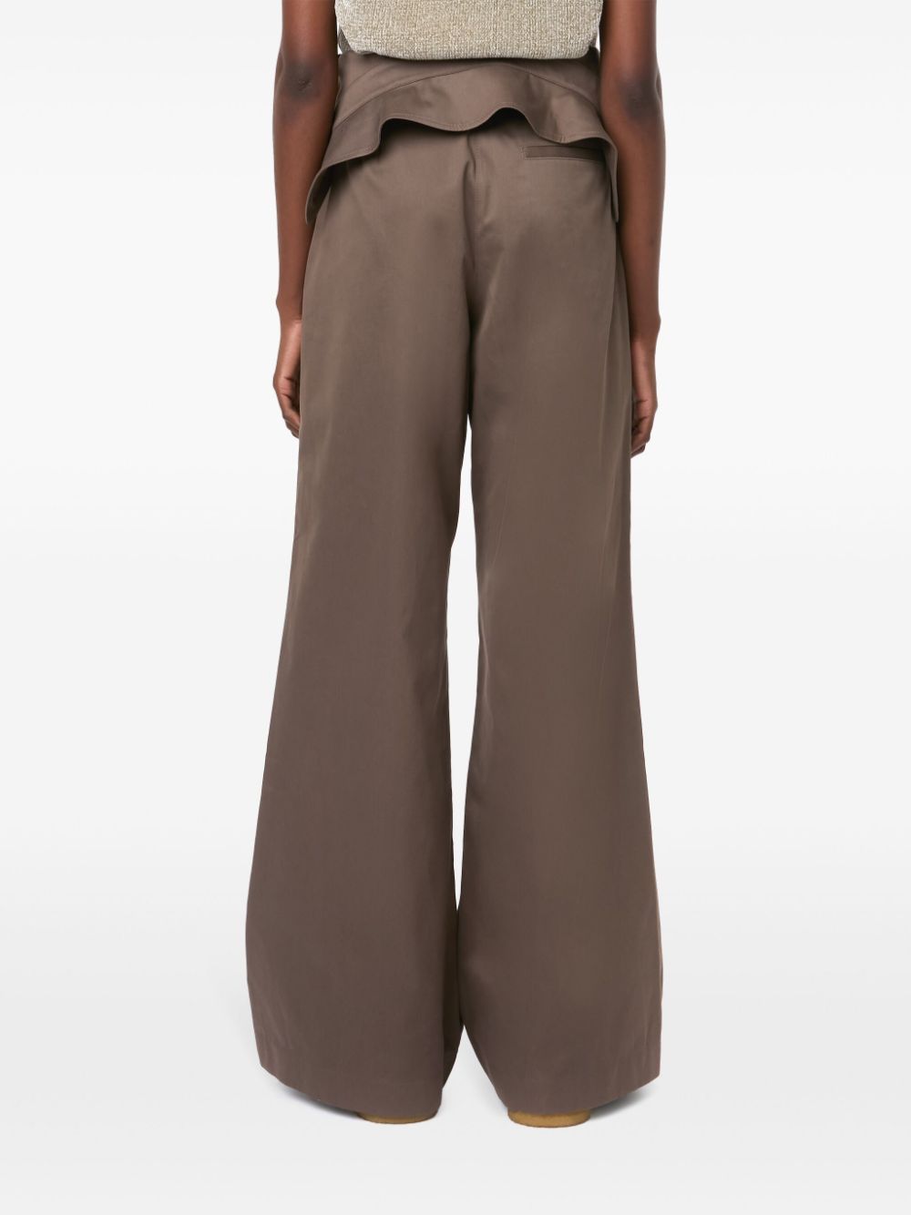 JW ANDERSON-FOLD OVER TRENCH TROUSERS-