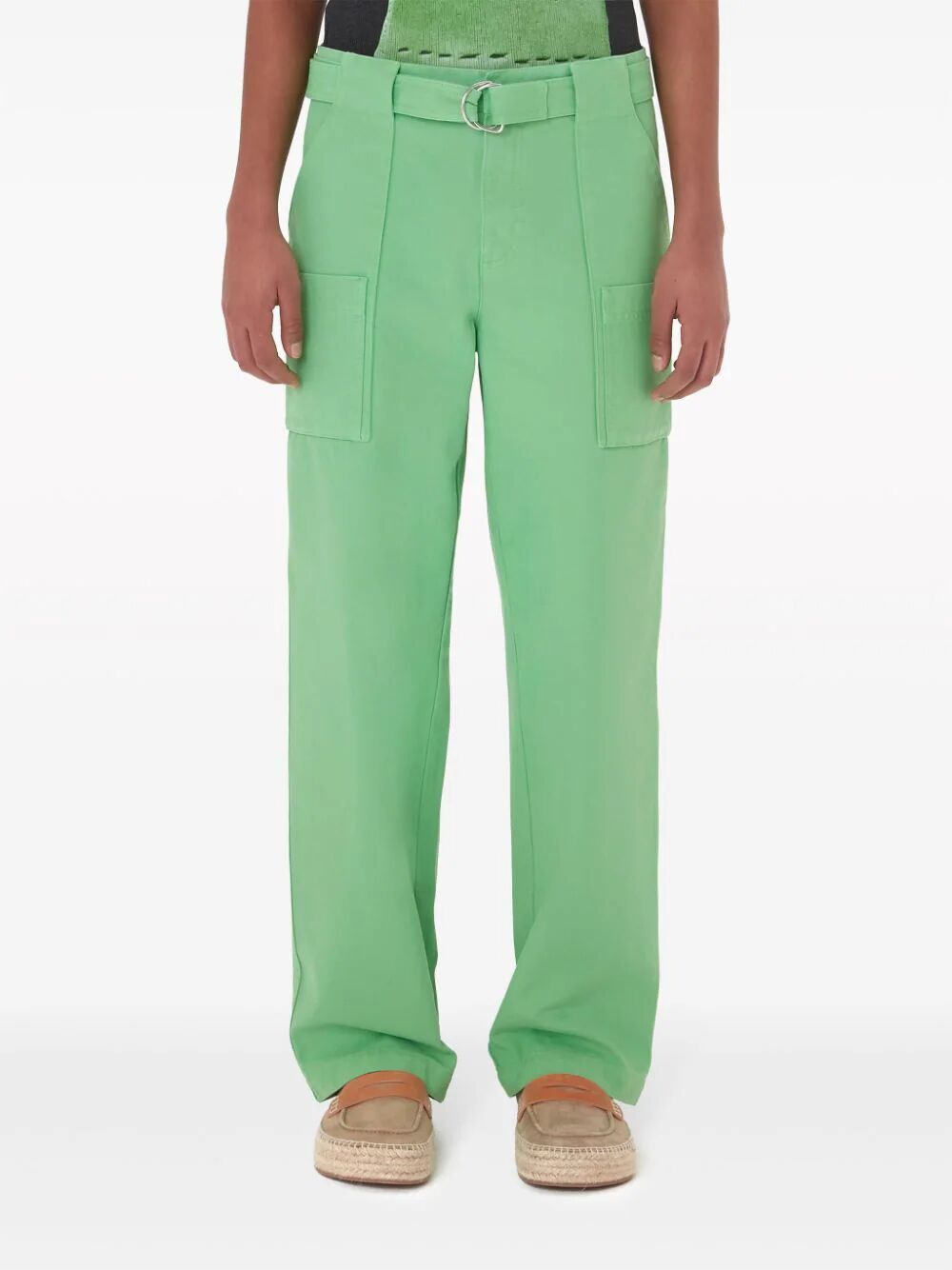 JW ANDERSON-GARMENT DYED CARGO TROUSERS-TR0357 PG1476 524